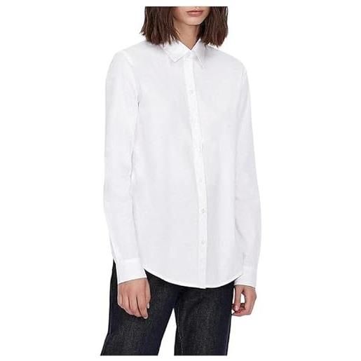 ARMANI EXCHANGE casual & elegant camicia, bianco (optic white 1000), x-small donna