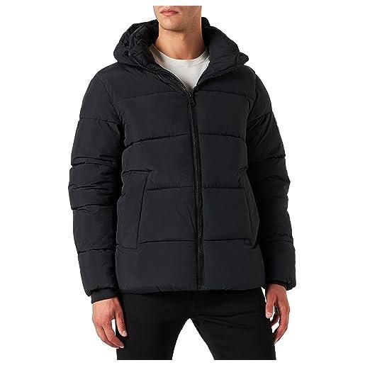 Calvin Klein crinkle nylon puffer jacket k10k110336 giacche imbottite, grigio (medium charcoal), l uomo