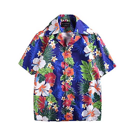 PengGengA camicia hawaiana per unisex casuale stampa manica corta maglietta come immagine l