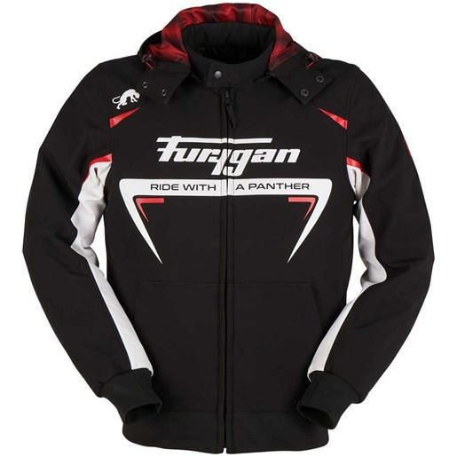 Furygan sektor roadster hoodie jacket nero m uomo