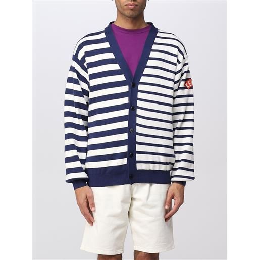 Kenzo cardigan nautical stripes Kenzo in misto cotone e lana