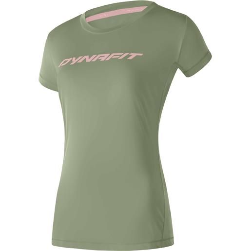 Dynafit - t-shirt traspirante - traverse 2 w ss tee sage per donne in pelle - taglia xs, s, m, l - verde