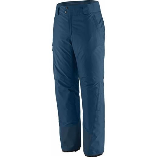 Patagonia - pantaloni da sci isolanti - m's insulated powder town pants lagom blue per uomo in poliestere riciclato - taglia m, xl - blu navy