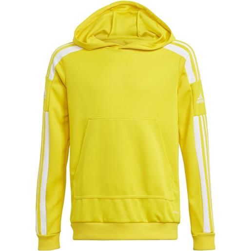 Felpa cappuccio hoodie ragazzo bambino adidas squadra 21 hoodie giallo gp6431