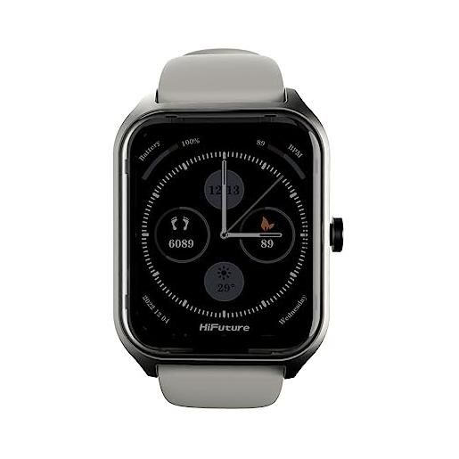 HiFuture ultra 2 pro smart watch: uomo e donna, display amoled, ip68 resistenza alla polvere e all'acqua, cardiofrequenzimetro da polso, contapassi, sportivo orlologio intelligente per ios e android