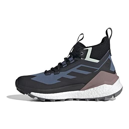 Adidas terrex free hiker 2 gtx w, sneaker donna, trace grey/grey three/impact orange, 39 1/3 eu