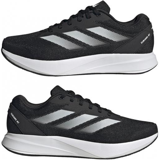 Scarpe sneakers uomo adidas duramo rc nero bianco running jogging id2704