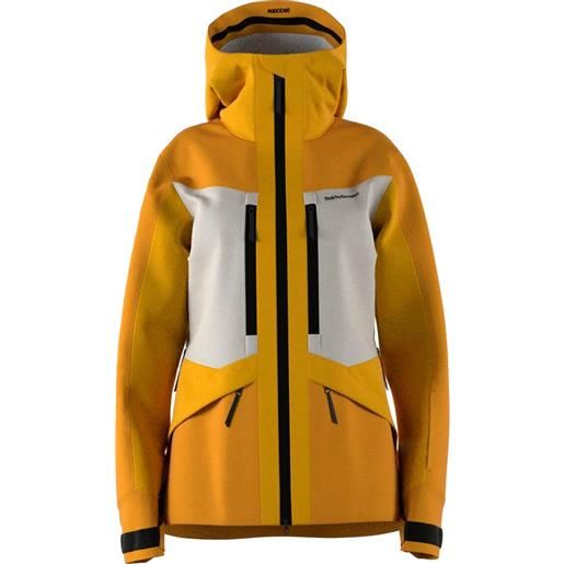 Peak Performance gravity goretex jacket giallo s donna