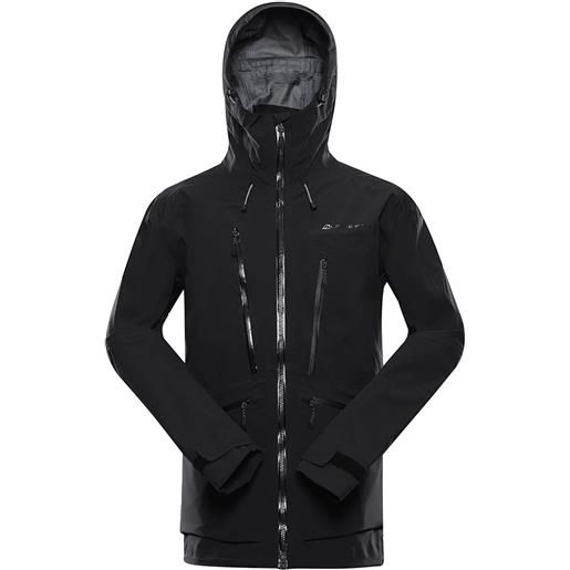 Alpine Pro cort hoodie rain jacket nero xs uomo