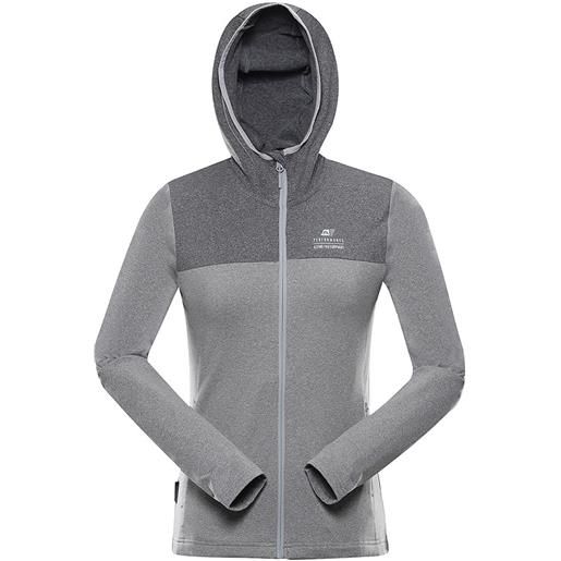 Alpine Pro fanca full zip sweatshirt grigio xs donna