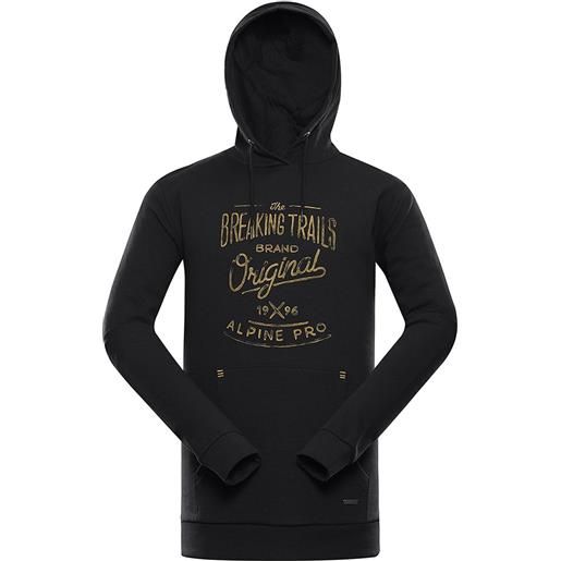 Alpine Pro kytor hoodie nero 5xl uomo
