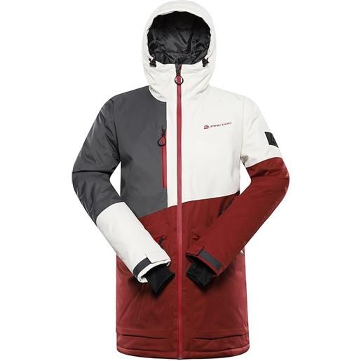 Alpine Pro uzer jacket rosso l uomo