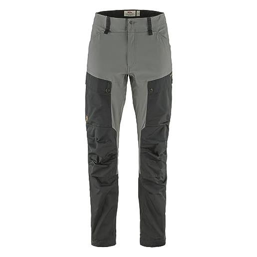 Fjallraven 87176-048-020 keb trousers m pantaloni sportivi uomo iron grey-grey taglia 44/r