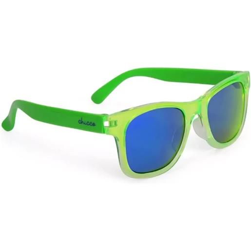 Chicco occhiali da sole antigraffio per bambini con custodia e montatura flessibile 24m+ - verde