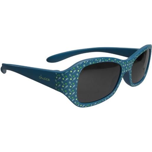 Chicco occhiali da sole antigraffio per bambini con custodia e montatura flessibile 12m+ - blu
