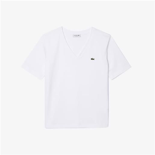 LACOSTE t-shirt donna white