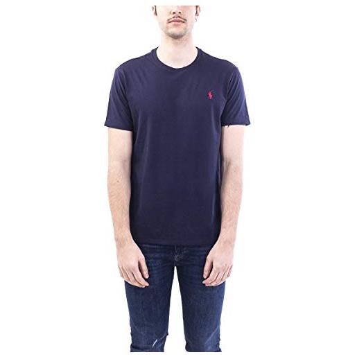 Polo Ralph Lauren magliette da tè t-shirt, blu (inchiostro a4000), m uomo
