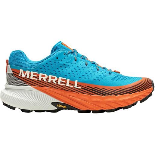 MERRELL scarpe trail running merrell agility peak 5 azzurro/arancio