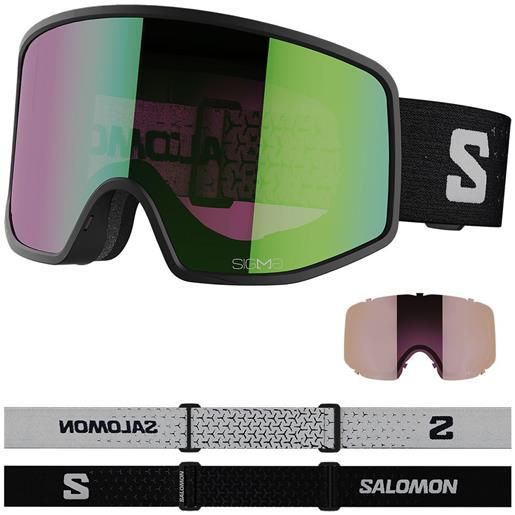 Salomon sentry pro sigma ski goggles nero emerald/cat2