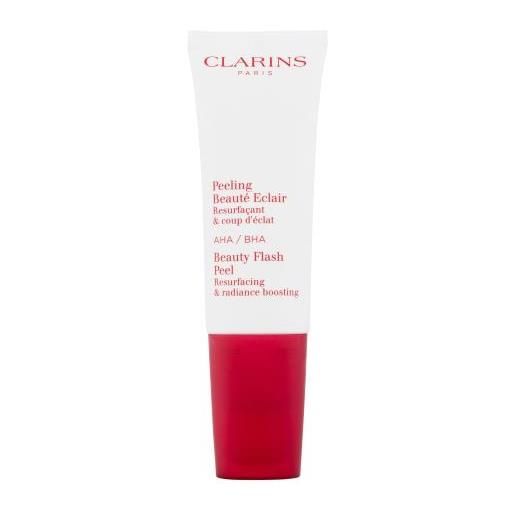 Clarins beauty flash peel peeling senza risciacquo 50 ml per donna