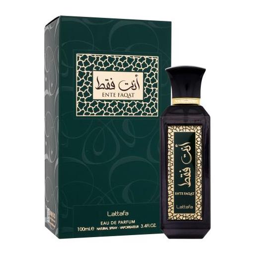 Lattafa ente faqat 100 ml eau de parfum unisex