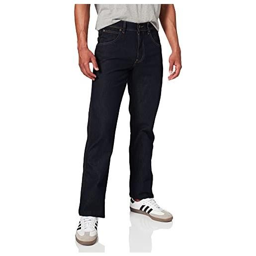 Wrangler regular fit, jeans, uomo, blu (blue rinsewash), 38w / 32l