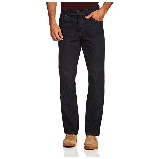 Wrangler regular fit, jeans, uomo, nero (black 23), 46w / 32l