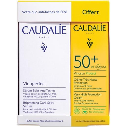 CAUDALIE ITALIA Srl caudalie cofanetto vinoperfect siero + vinosun protect fluido solare viso spf50+ - edizione 2024
