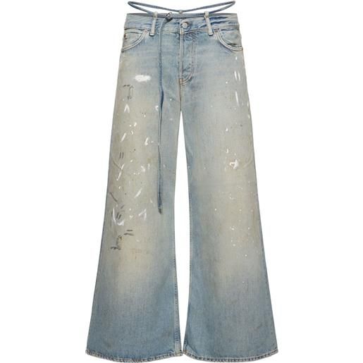 ACNE STUDIOS jeans vita bassa 2004 in denim / cintura