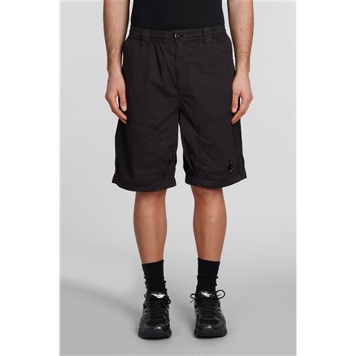 C.P.company shorts in cotone nero