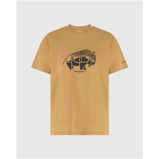 Columbia t-shirt outdoor rockaway river giallo uomo