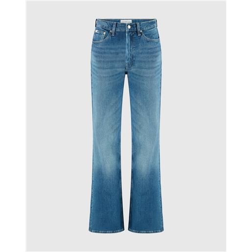 Calvin Klein jeans authentic bootcut blu donna