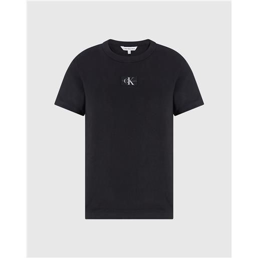 Calvin Klein t-shirt regular fit nero donna