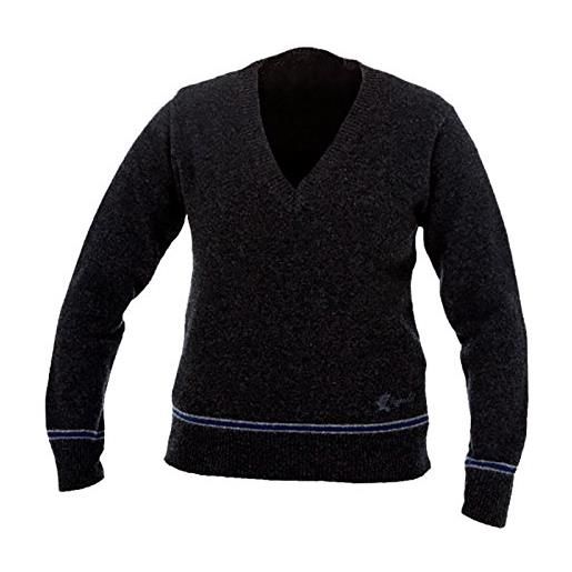 Harry Potter hogwarts college raven claw sweater maglione dal outfitters film made in lana di agnello scozia nero nero