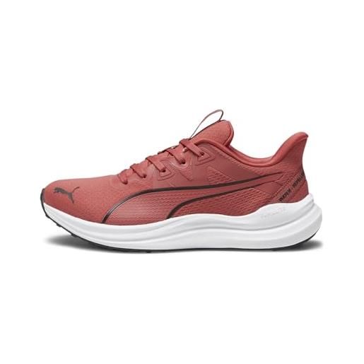 PUMA reflect lite wtr, scarpe per jogging su strada unisex-adulto, astro rosso nero, 38.5 eu