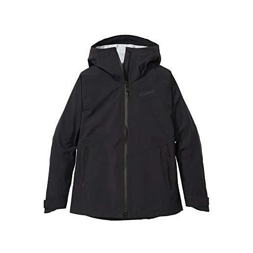 Marmot wm's evodry clouds rest jacket giacca impermeabile, gaccia a vento, pioggia, hardshell, antivento, impermeabile, traspirante, donna, black, l