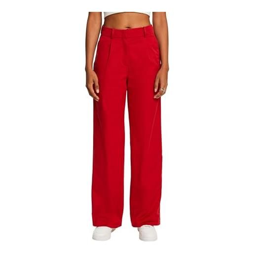 ESPRIT 014ee1b309 pantaloni, 610/rosso scuro, 36w x 30l donna