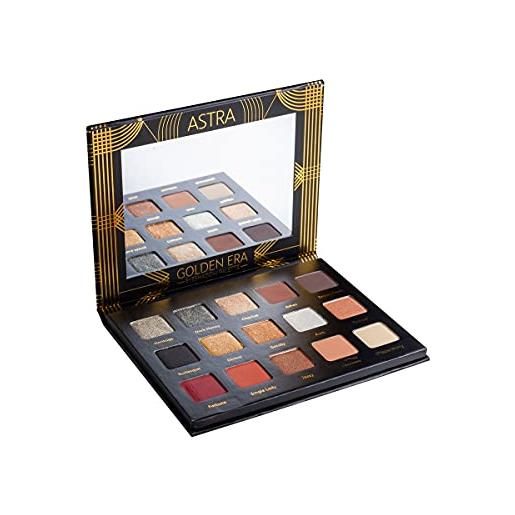 Astra make-up golden era - palette ombreggiante a palpebra golden era