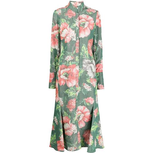 Erdem chemisier a fiori - verde