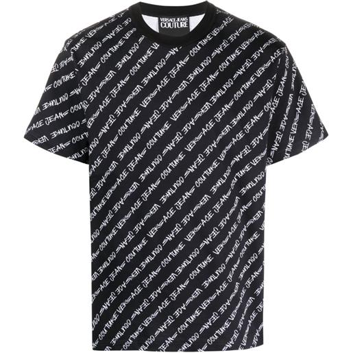 Versace Jeans Couture t-shirt con stampa - nero