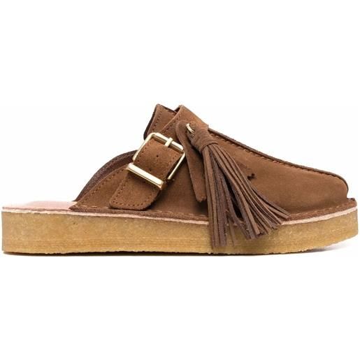 Clarks Originals mules senza lacci - marrone