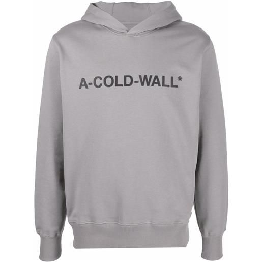 A-COLD-WALL* felpa con cappuccio - grigio