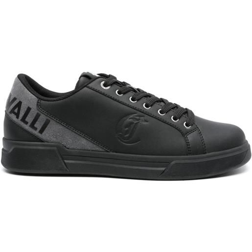 Just Cavalli sneakers con logo goffrato - nero