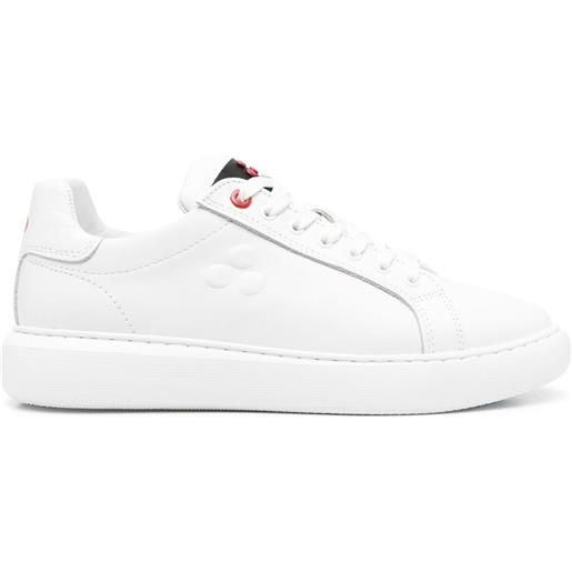 Peuterey sneakers con logo goffrato - bianco