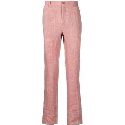 ETRO pantaloni dritti con 4 tasche - rosa