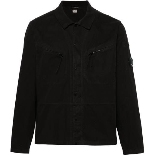 C.P. Company camicia con applicazione - nero