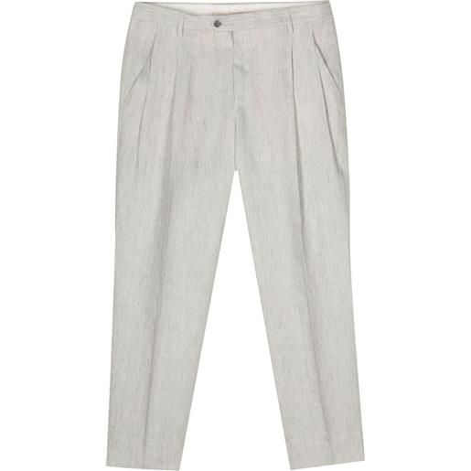 Briglia 1949 pantaloni con pieghe - grigio