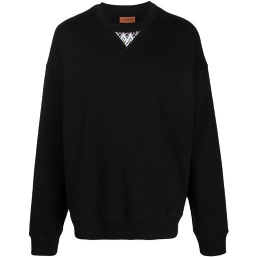 Missoni maglione con motivo a zigzag - nero