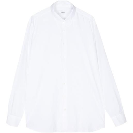 Lardini camicia con maniche a spalla bassa - bianco