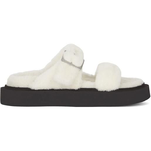 Giuseppe Zanotti sandali con punta aperta jolanda winter - bianco